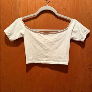 American Apparel bardot crop top